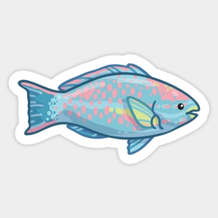 Princess Parrotfish Sticker